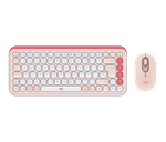 Teclado Y Mouse Logitech Pop Icom Rose Wireless 2.4Ghz - Bt-1776275870423