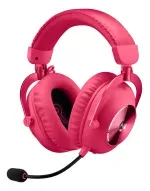 Headset Logitech Pro X 2 Lightspeed  Magenta Wireless 2.4Ghz-1776351603107