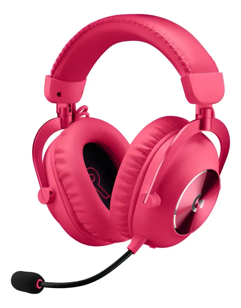 Headset Logitech Pro X 2 Lightspeed  Magenta Wireless 2.4Ghz-1776351603107