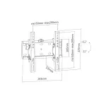 Soporte Intelaid Tv Fijo Inclinable 23" a 42" - 30KG-1776696510899