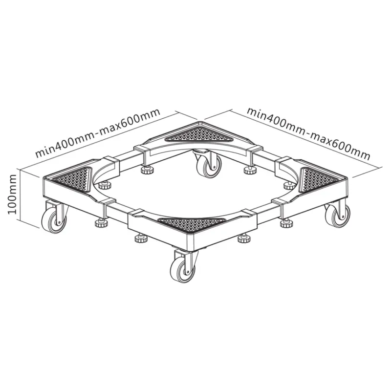 Soporte Intelaid Base Movil Ajustable-1776696610502