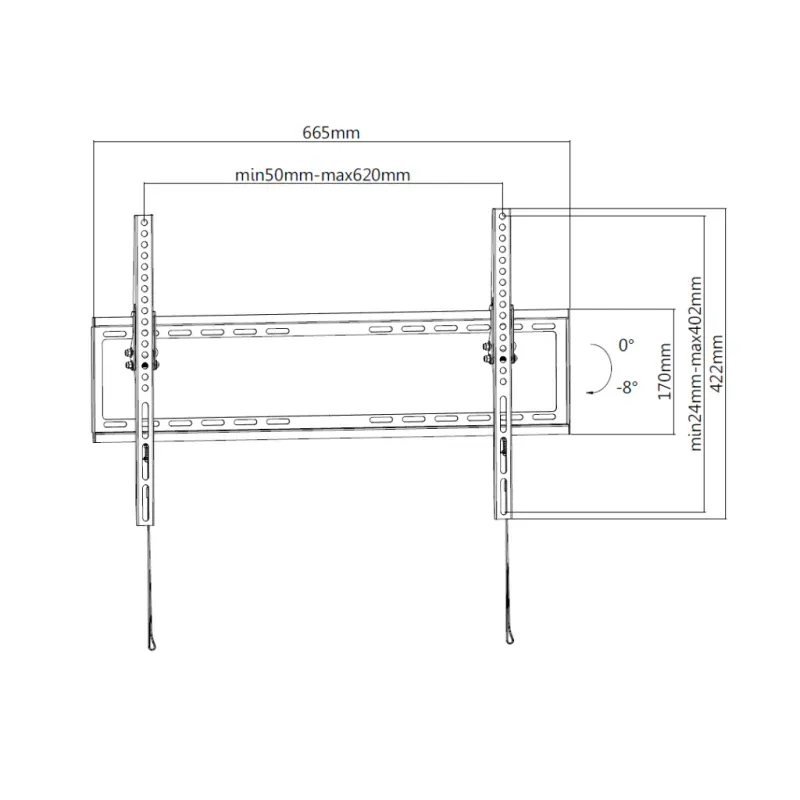 Soporte Inclinable para TV Plana Intelaid-1776953075068