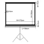 Pantalla Intelaid Tripode 86"Blanco-1776955500823