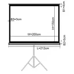 Pantalla Intelaid Tripode 100" (2 X 1.5M)-1776955981261
