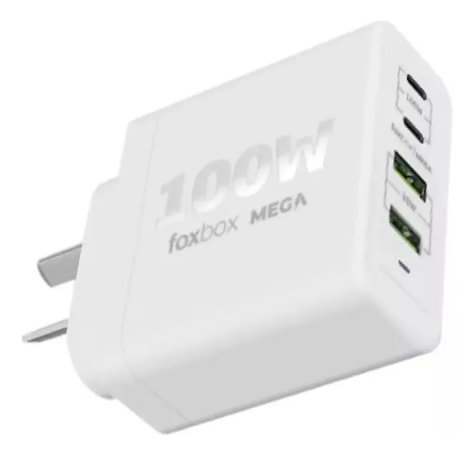 Cargador De Pared Foxbox Mega 100W Blanco-1777043372467