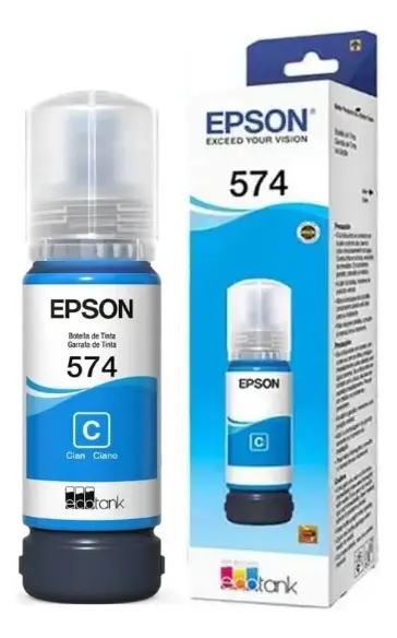 Insumo Epson Botella Cian Modelo T574-1777295365789