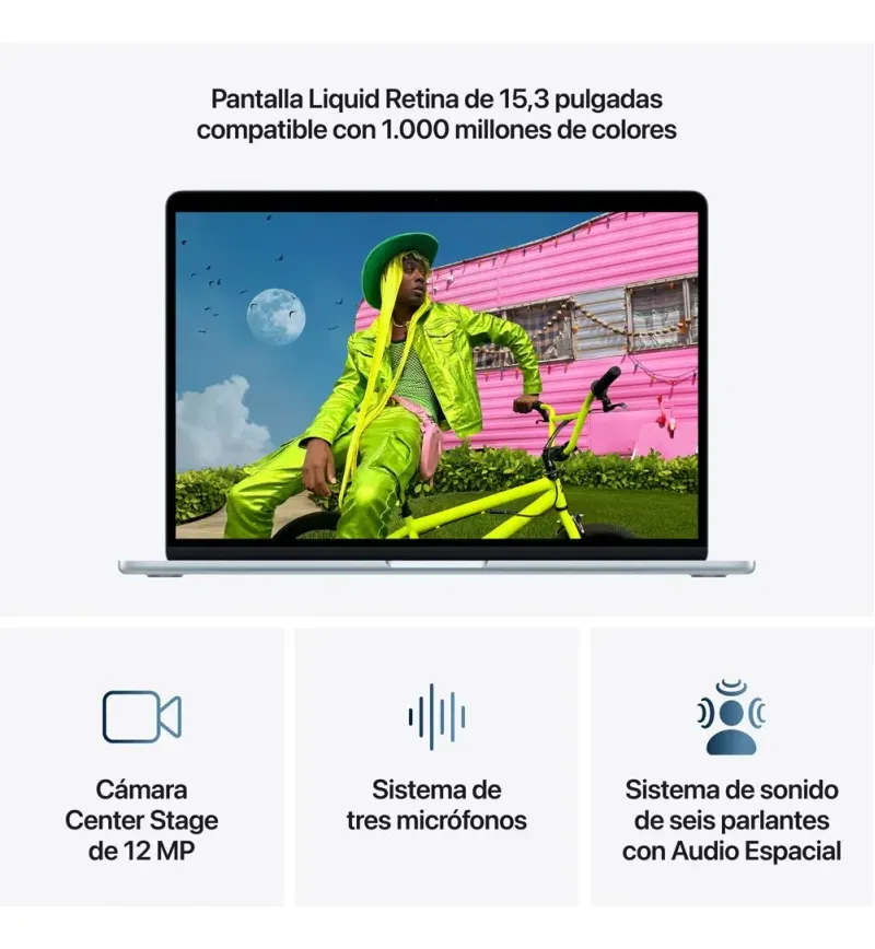 Notebook Apple MacBook Air 15 M5 16GB 1TB Silver-1782219373522