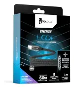 Cable Foxbox Magnetico Loop Type C A Type C 60W Negro-1784742415828