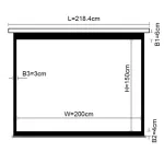 Pantalla De Proyeccion Intelaid Self-Lock Retractil 100 Pulgadas-1785263657189