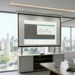 Pantalla De Proyeccion Intelaid Self-Lock Retractil 100 Pulgadas-1785263663517