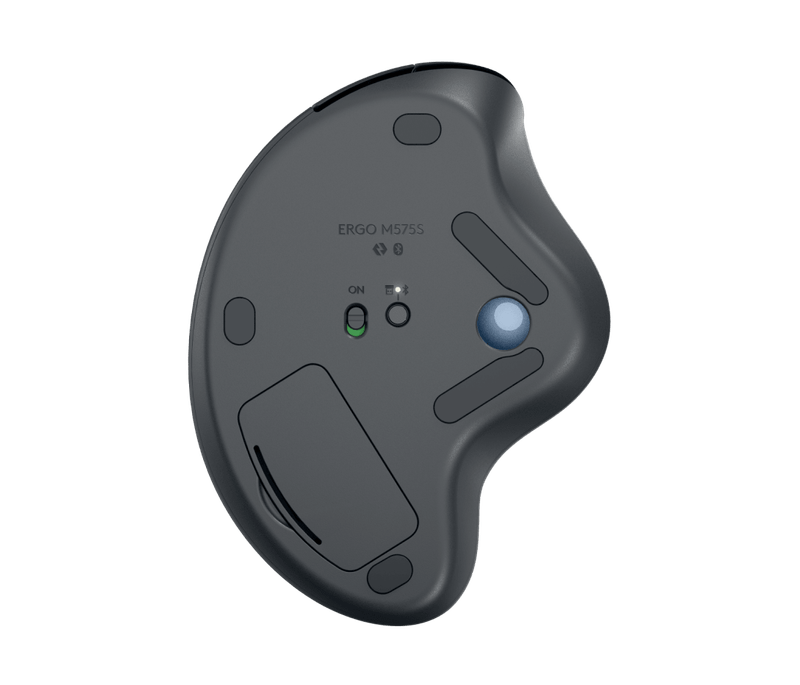 Mouse Logitech M575S Ergo  Graphite Wireless 2.4Ghz - Bt-1787852657714