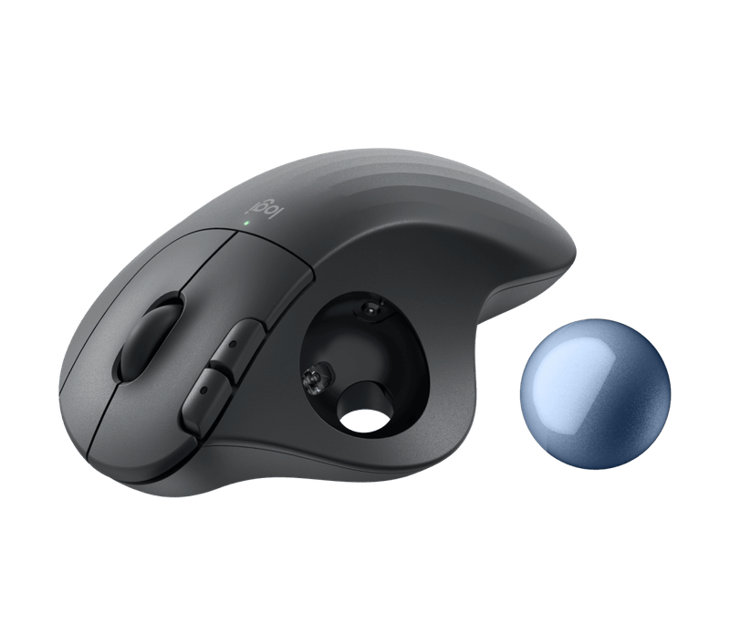 Mouse Logitech M575S Ergo  Graphite Wireless 2.4Ghz - Bt-1787852663398