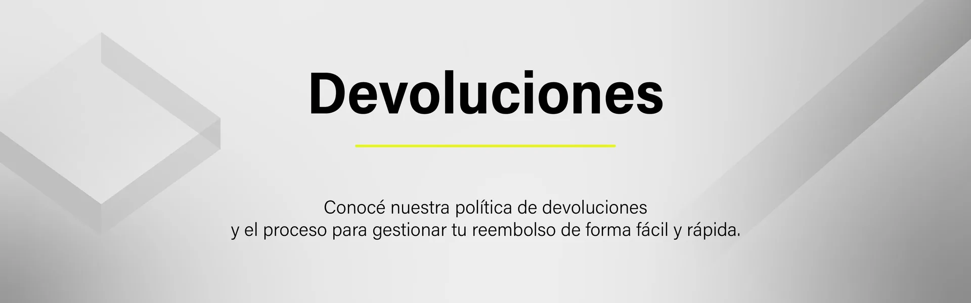 Devoluciones - Conocé nuestra política de devoluciones y el proceso para gestionar tu reembolso de forma fácil y rápida